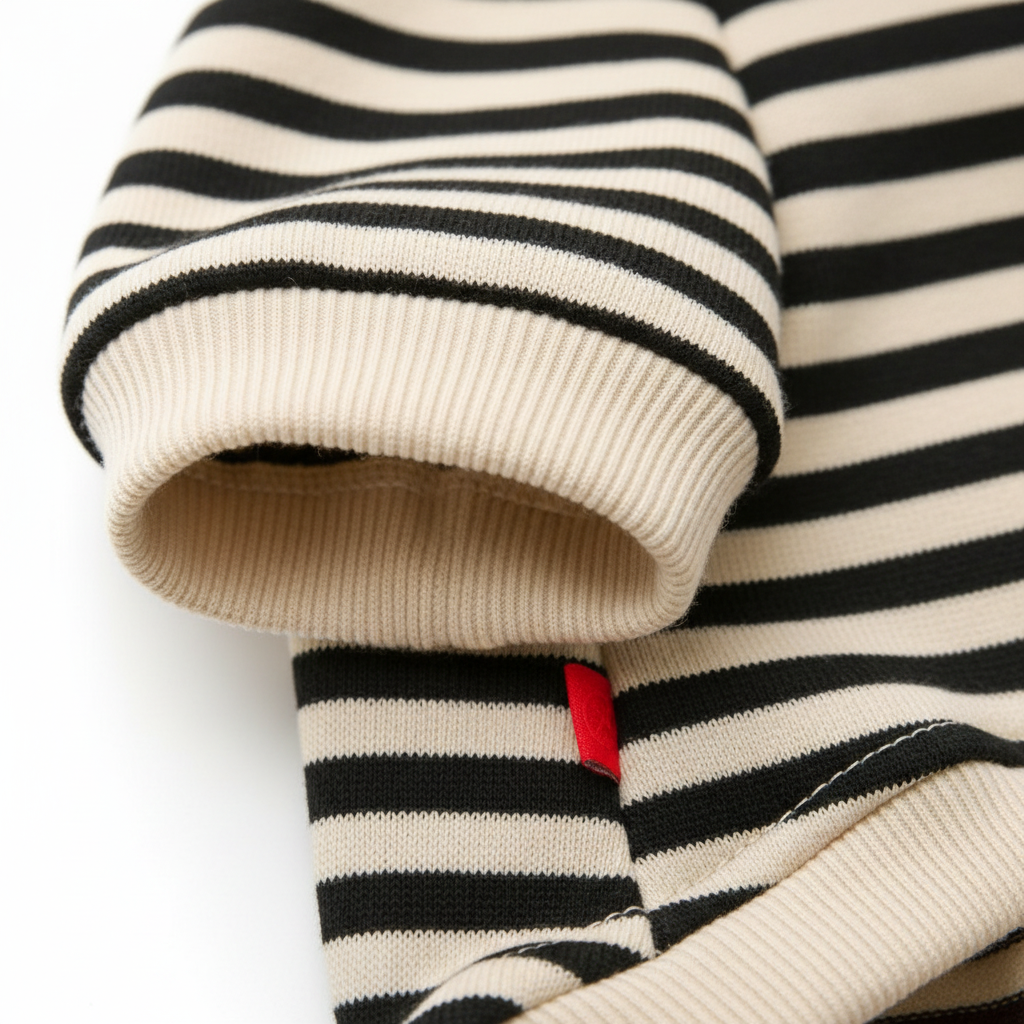 Matching Stripe Hoodie Set | Pet & Owner | Dogs & Cats | Black & Khaki