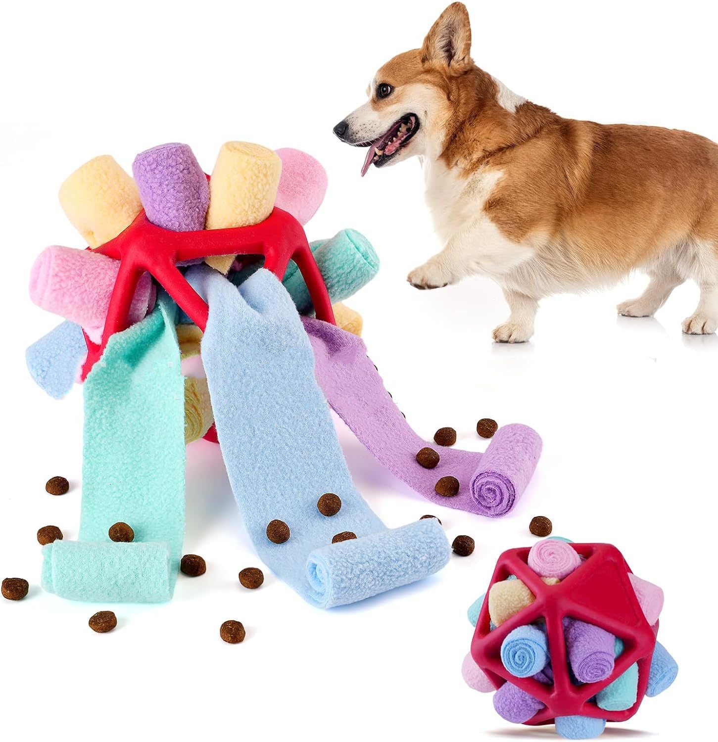 Interactive Pet Sniffing Ball – 8 Colours | Dogs & Cats