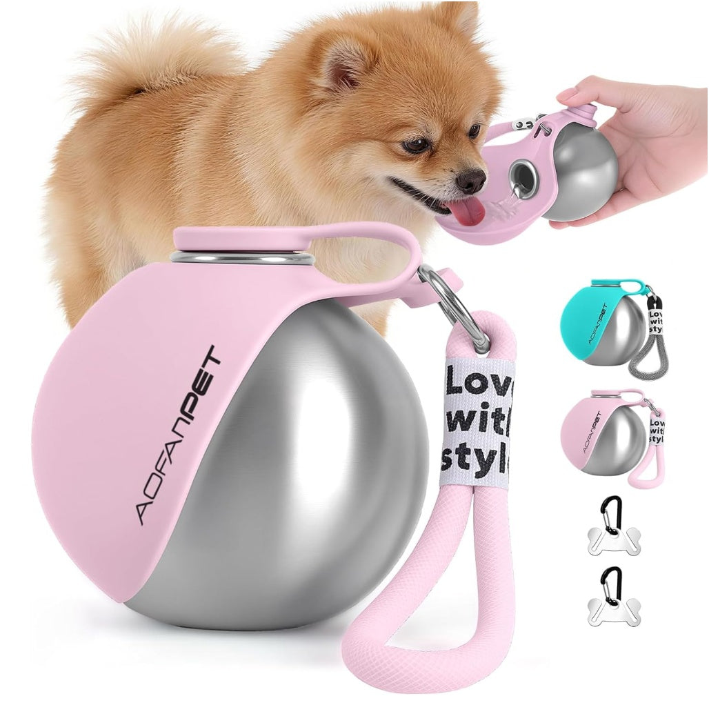 Portable Pet Water Bottle & Travel Bowl – Dogs & Cats