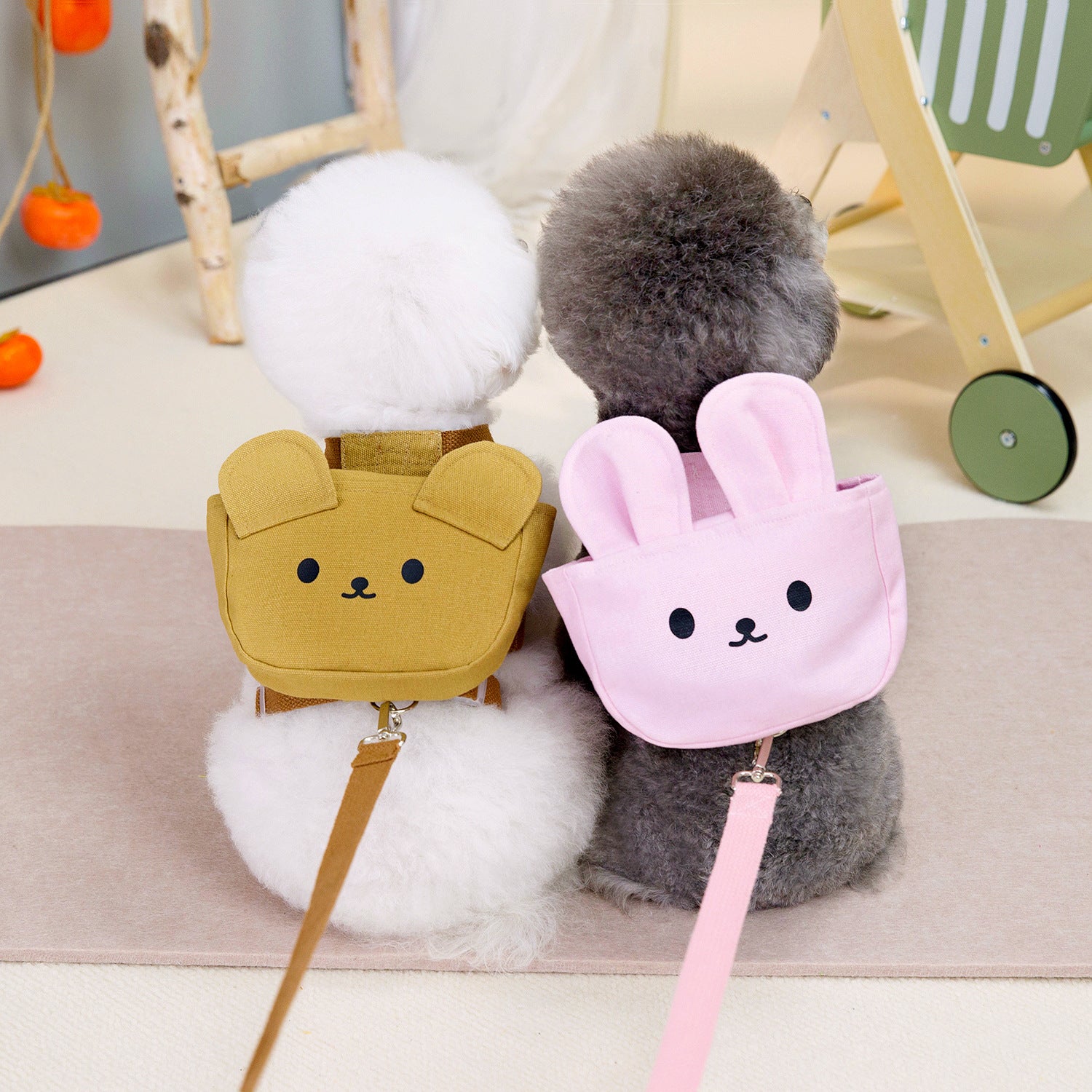 Canvas Pet Backpack — Adorable Mini Bag Your Dog or Cat Wears
