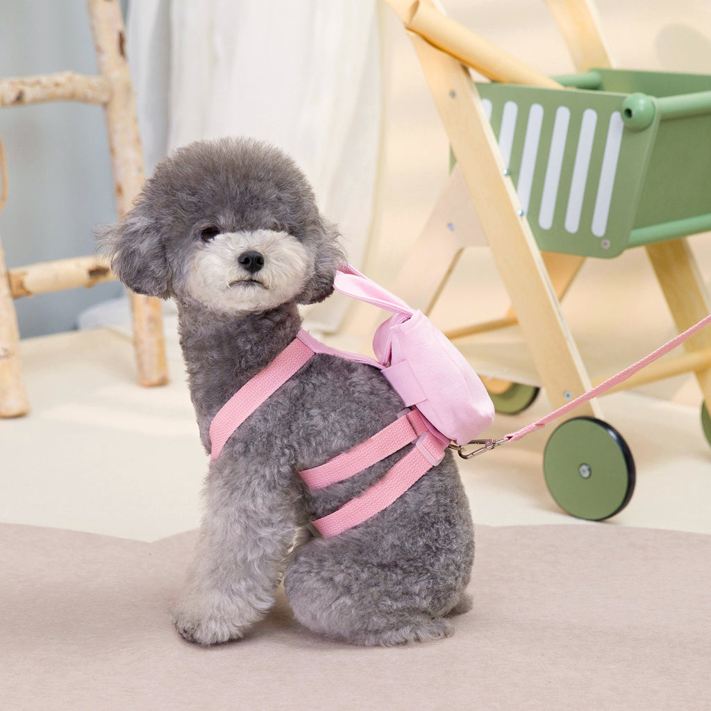 Canvas Pet Backpack — Adorable Mini Bag Your Dog or Cat Wears