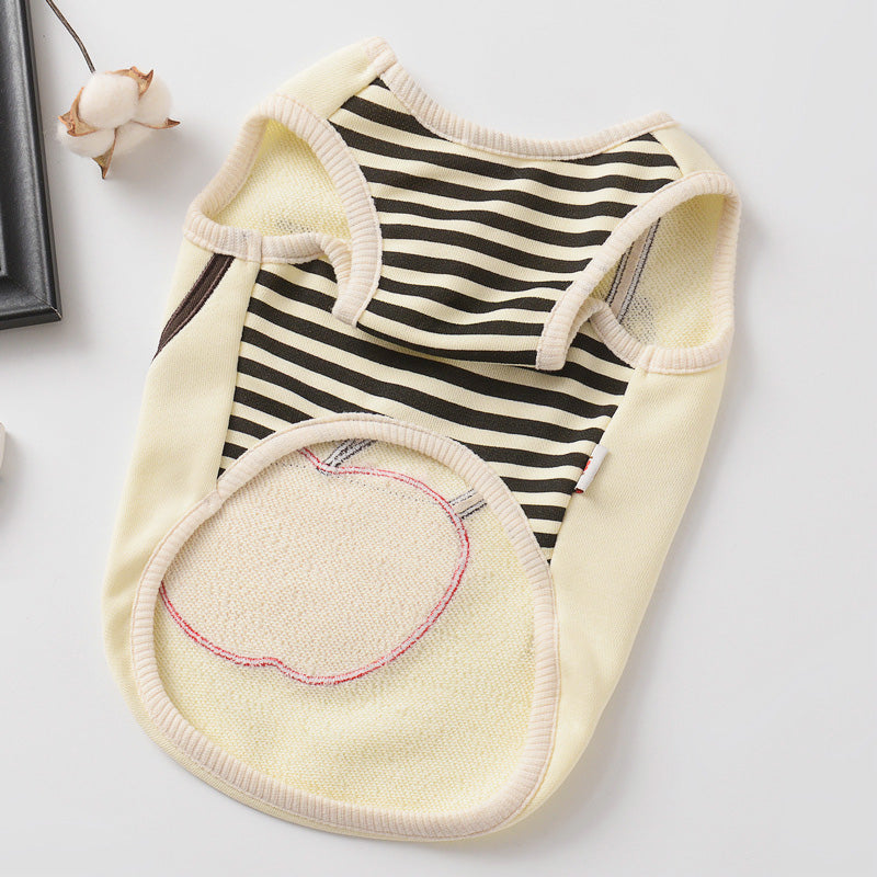 Casual Cotton Pet Vest — Lightweight Summer Style for Dogs & Cats