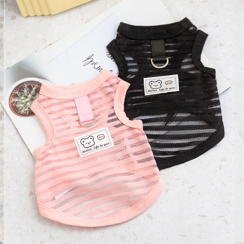 Princess Style Two-Leg Pet Coat | Ollie Pink & Leo Black | XS–XXL