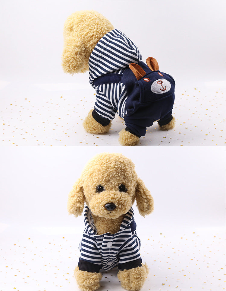 British-Style Pet Outfit — Stylish Cloth Costume for Dogs & Cats