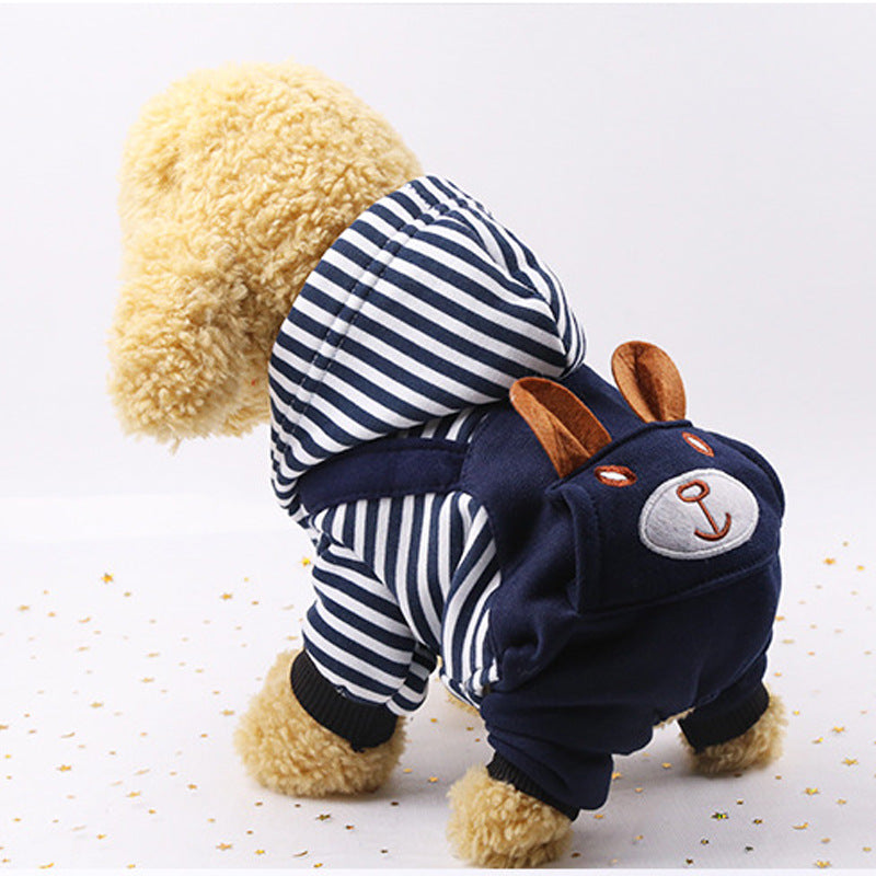 British-Style Pet Outfit — Stylish Cloth Costume for Dogs & Cats