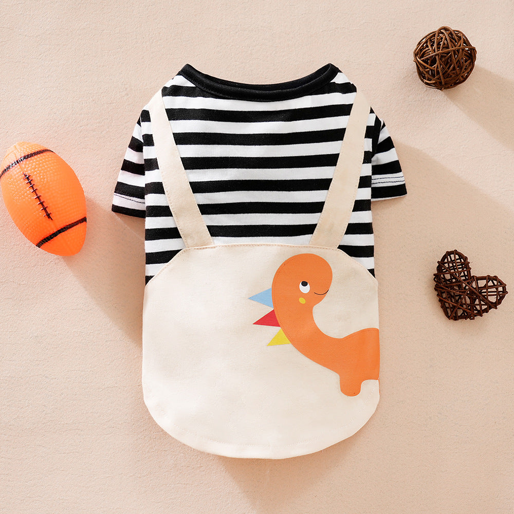 Cartoon Print Pet Overall Suit | Dogs & Cats | Multiple Colours | S–XXL