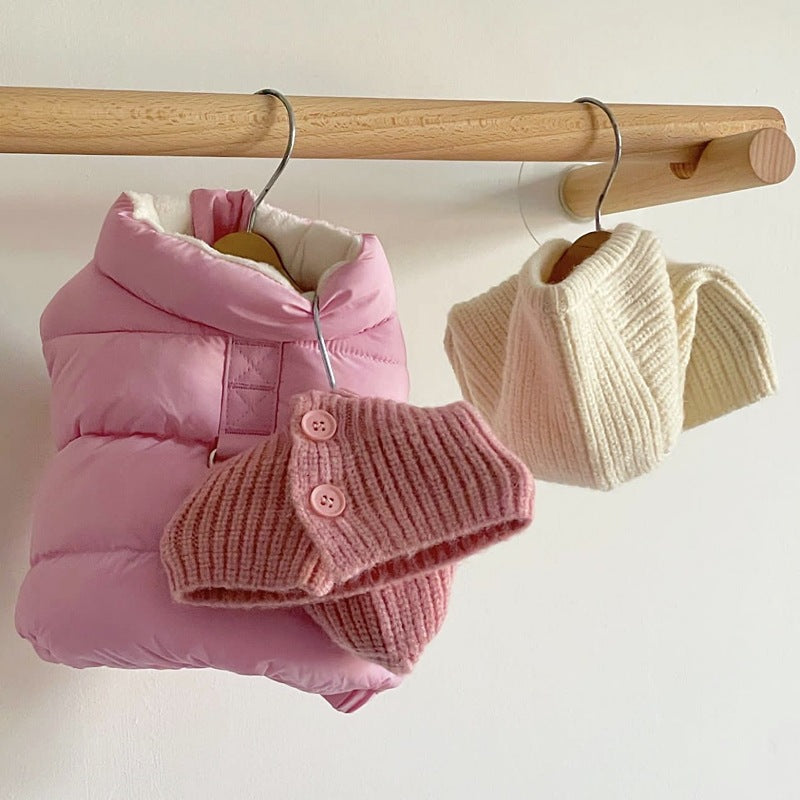 Padded Cotton Coat with Leash Ring | Small Dogs & Cats | 5 Colours | XS–XL