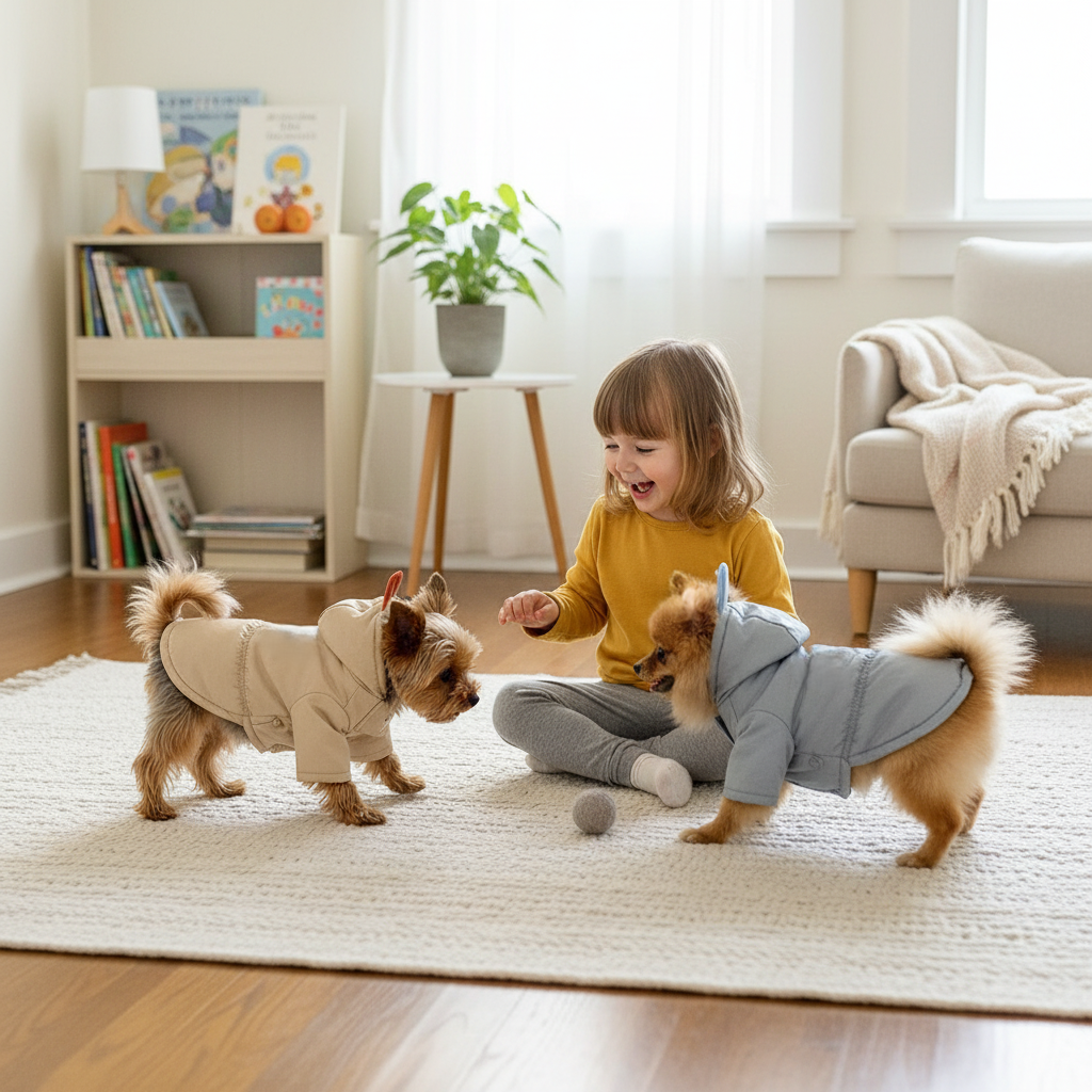 FurlyTails Cosy Pet Coat | Soft Dog & Cat Jacket