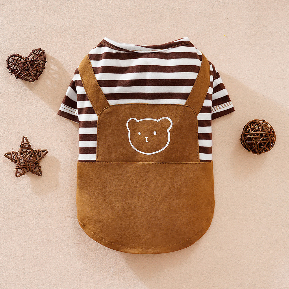 Cartoon Print Pet Overall Suit | Dogs & Cats | Multiple Colours | S–XXL