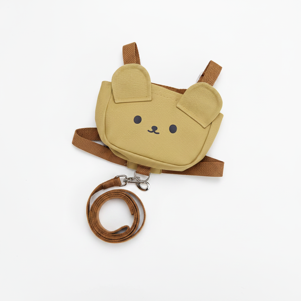 Canvas Pet Backpack — Adorable Mini Bag Your Dog or Cat Wears