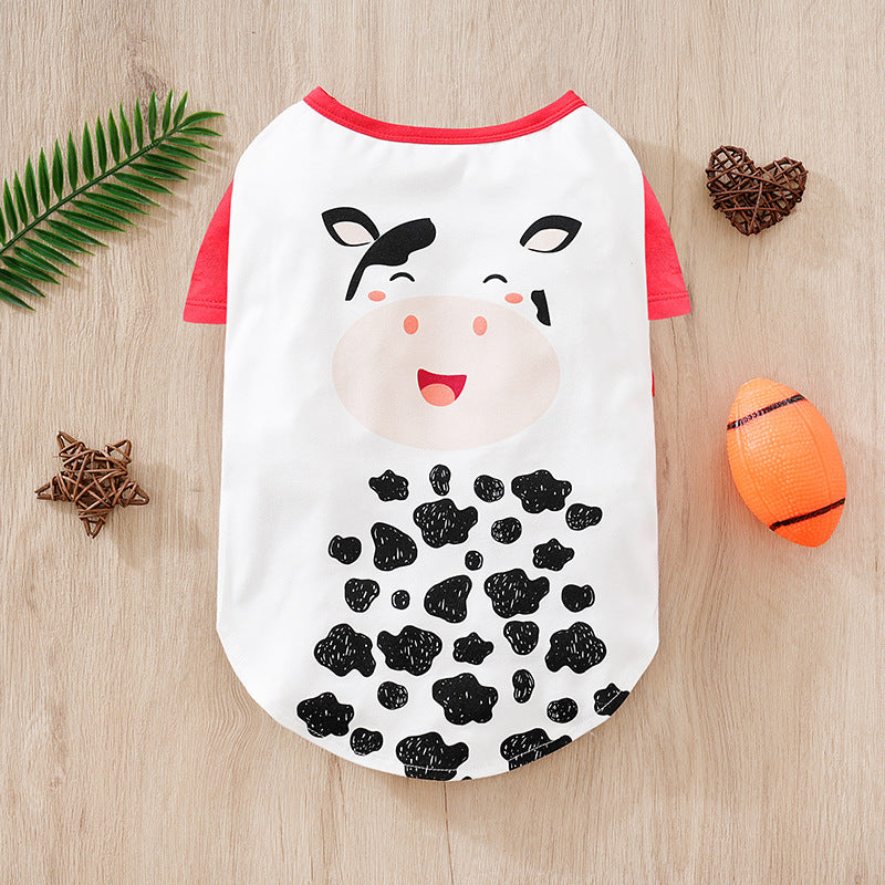 Cartoon Print Pet Overall Suit | Dogs & Cats | Multiple Colours | S–XXL