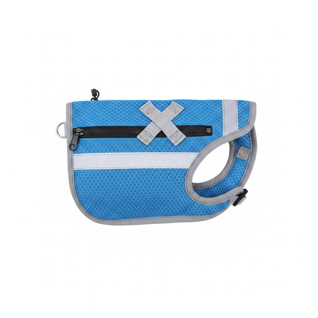 Summer Cooling Dog Vest – Breathable Ice Fabric with Chest Straps