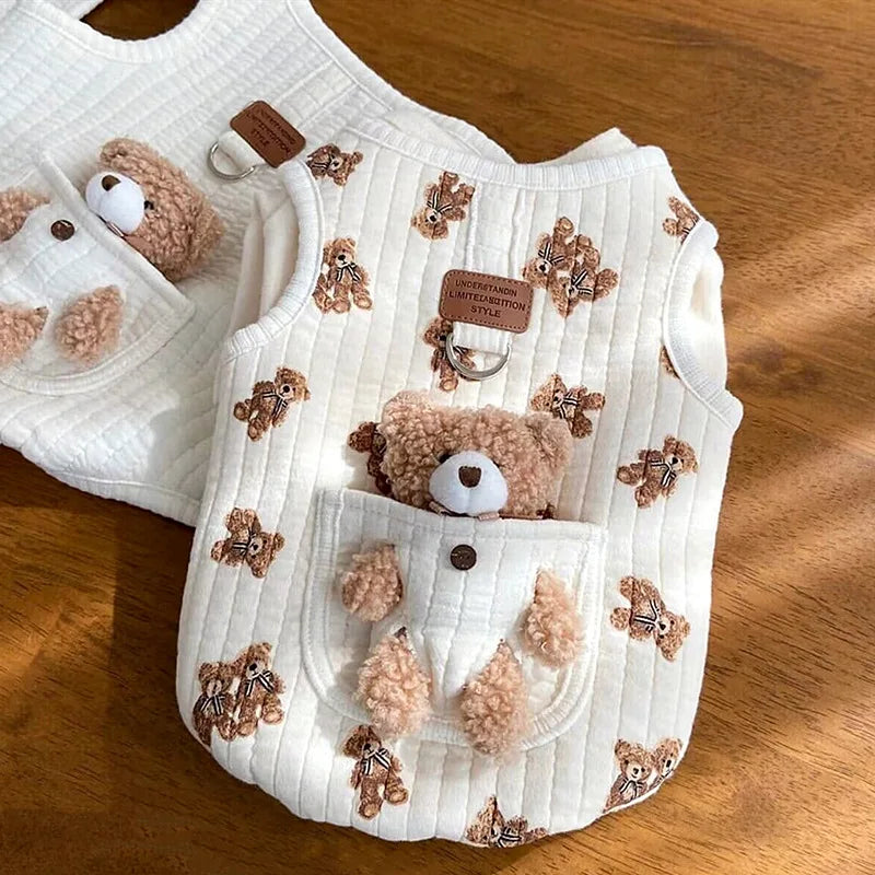 Cartoon Print Soft Vest Harness for Small Dogs & Cats
