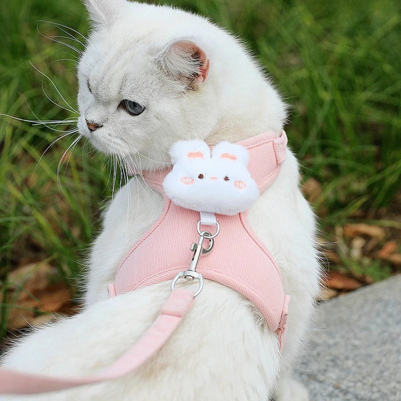 Adjustable Cat Harness & Leash Set | Cats, Kittens & Small Dogs