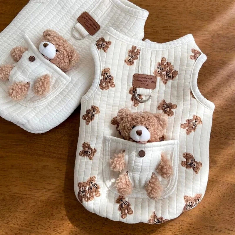 Cartoon Print Soft Vest Harness for Small Dogs & Cats