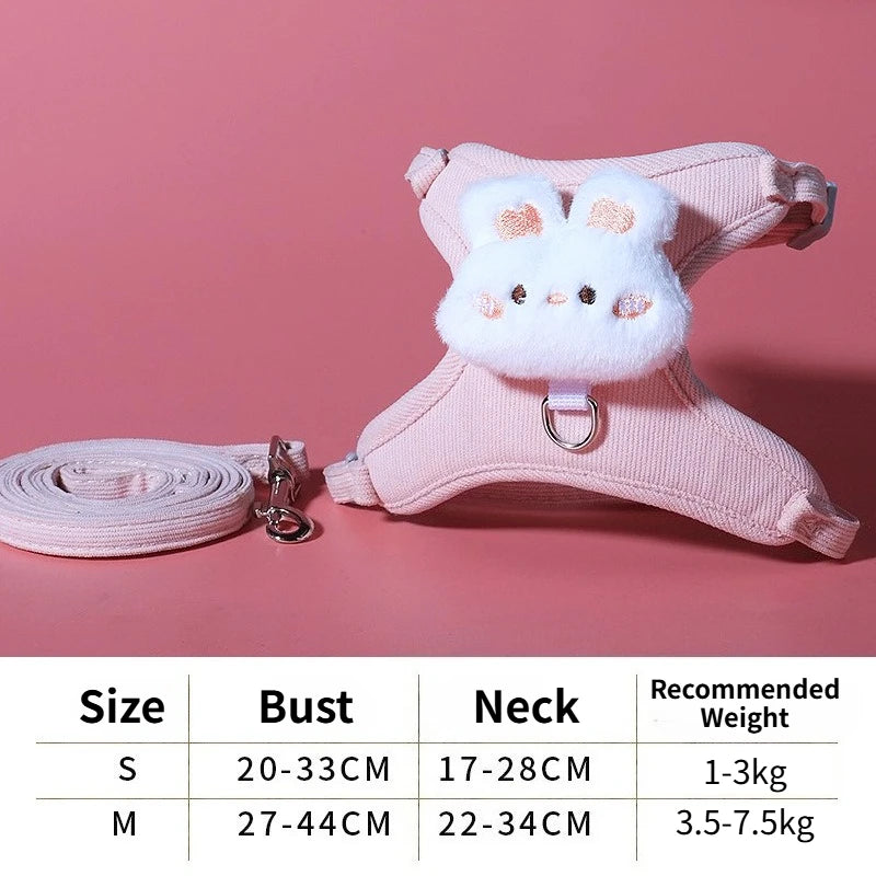 Adjustable Cat Harness & Leash Set | Cats, Kittens & Small Dogs