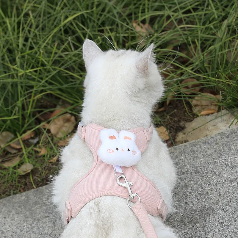 Adjustable Cat Harness & Leash Set | Cats, Kittens & Small Dogs