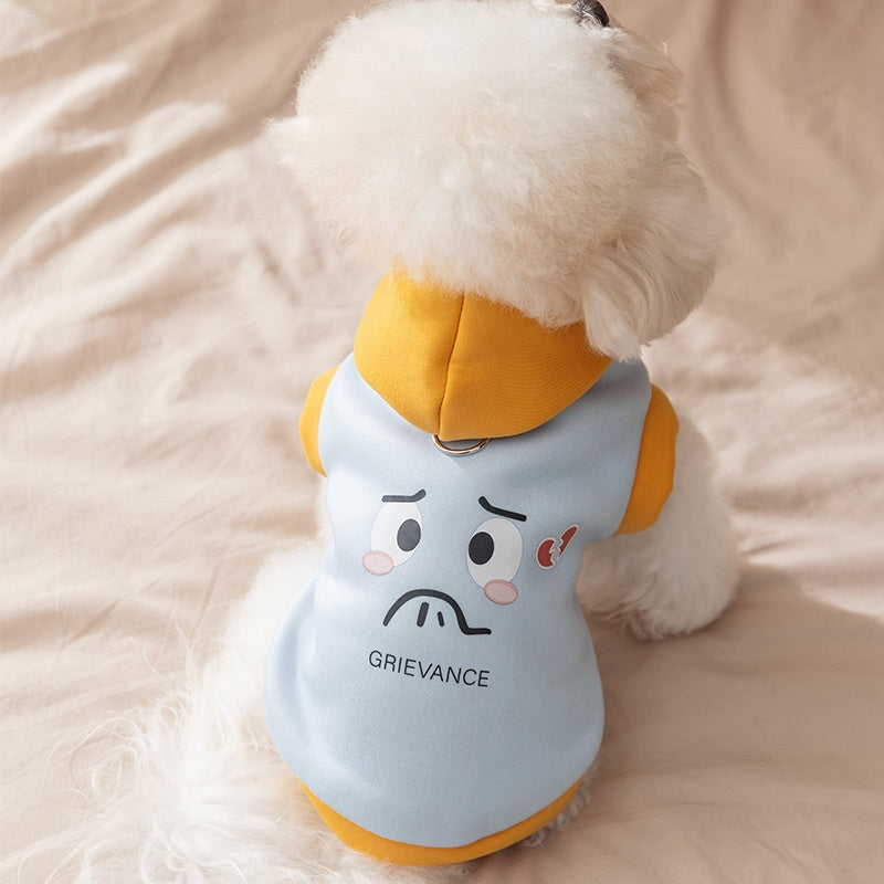 Korean Bear Thin Fleece Hoodie for Dogs & Cats | Grievance & Surprise | Autumn/Winter