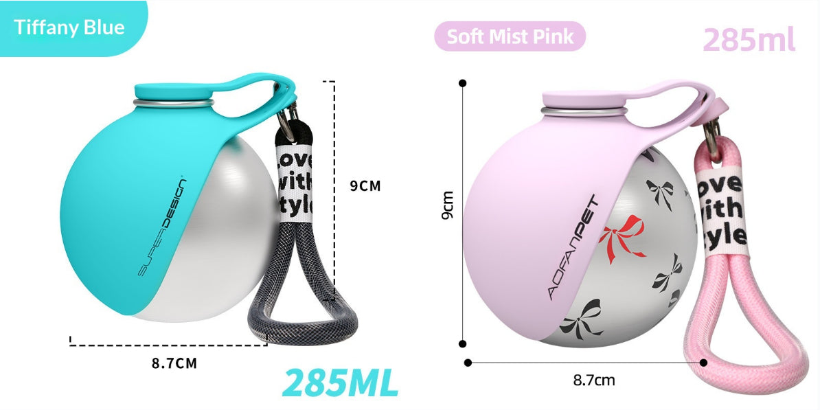 Portable Pet Water Bottle & Travel Bowl – Dogs & Cats