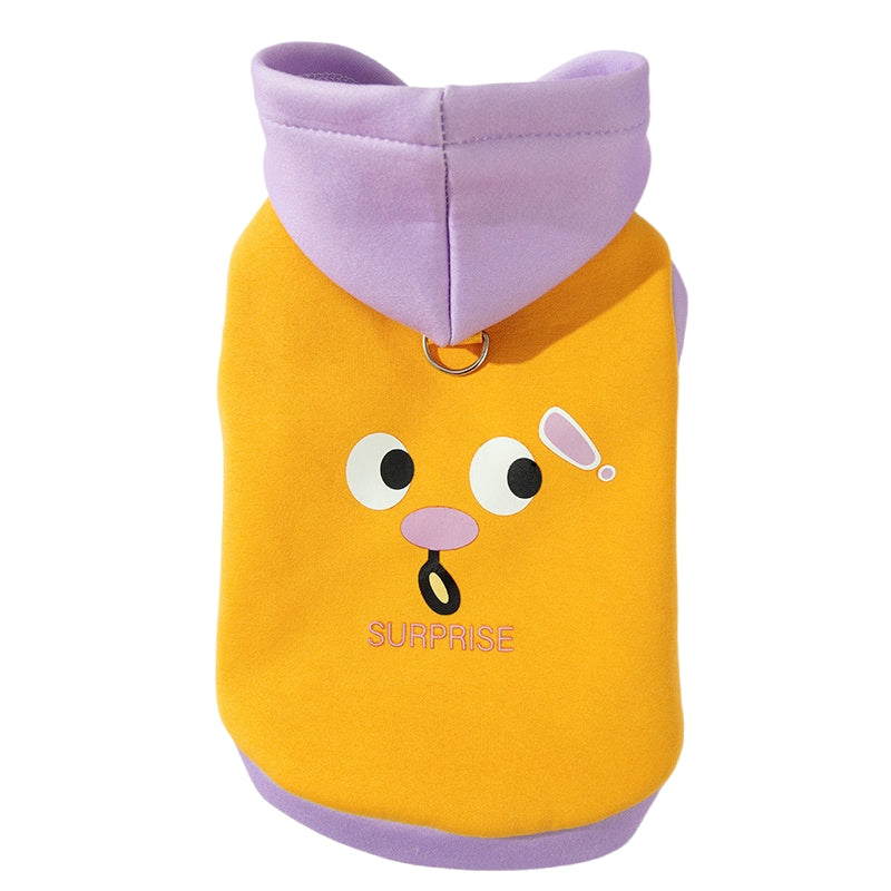 Korean Bear Thin Fleece Hoodie for Dogs & Cats | Grievance & Surprise | Autumn/Winter