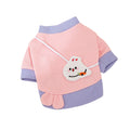 Cartoon Bear Fleece Pullover for Dogs – Pink & Purple
